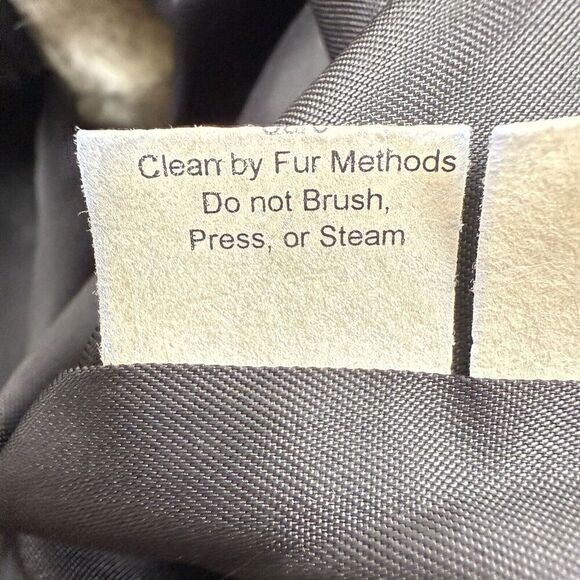 Vtg Gallery Faux Fur Coat Jacket Women L Gray Eskimo Y2K Lined Soft Old Money - Picture 11 of 15